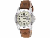 Timex Herren-Armbanduhr Analog Leder Braun T46681D7