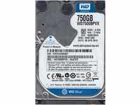 WD Blue 750 GB interne mobile Festplatte WD7500BPVX (6,3 cm (2,5 Zoll),...