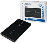 Logilink Geh&auml;use 6,4 cm (2,5 Zoll) S-ATA HDD USB 2.0 Alu schwarz
