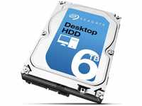 Seagate Desktop HDD 6 TB; interne Festplatte; 3.5", SATA; 6GB/s, 128 MB Cache -
