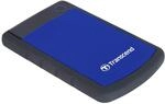 Transcend TS1TSJ25H3B 1TB portable Festplatte (HDD) in grau/blau mit...