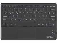 1byone DIAFIELD Bluethooth Tastatur mit Touchpad, Tablet Tastatur Ipad Keyboard