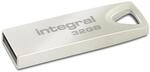 Integral Memory Arc INFD32GBARC 32GB USB-Stick silber