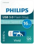 Philips Vivid 3.0 USB Stick 16GB &ndash; High Speed Flash Drive 16 GB &ndash; Lesen:...