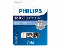 Philips Vivid USB 2.0 Speicherstick 32 GB – Design-USB-Stick farblich sortiert