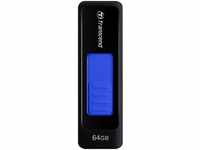 Transcend 64GB JetFlash 760 USB 3.1 Gen 1 USB Stick TS64GJF760, Schwarz, Blau