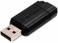 Verbatim PinStripe USB-Stick 128GB, USB 2.0, USB Speicherstick, für Laptop Notebook