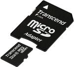 Transcend 32GB microSDXC/SDHC Class 10 (Premium) with Adapter