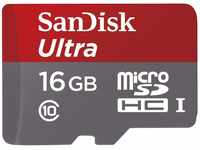 SanDisk Ultra Android microSDHC 16GB bis zu 48 MB/Sek, Class 10 Speicherkarte +