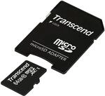 Transcend 64GB microSDXC/SDHC Class 10 (Premium) with Adapter