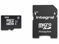 Integral microSDHC 8GB Class 10 UltimaPro UHS-1 class 1 Speicherkarte bis zu 40...