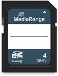 MediaRange SDHC Speicherkarte 4GB - Geschwindigkeit Klasse 10, Lesegeschwindigkeit