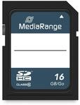 MediaRange SDHC Speicherkarte 16GB - Geschwindigkeit Klasse 10, Lesegeschwindigkeit