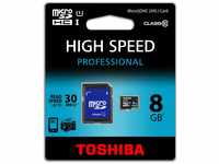 Toshiba SD-C008UHS1(BL5A Class 10 microSDHC 8GB Speicherkarte