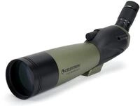 Celestron 52250 Ultima 80mm Angled Refractor Spotting Scope Telescope, Green