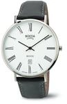Boccia Herren-Armbanduhr Analog Quarz Leder 3589-03