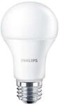 Philips 49076100 A+ LED-Leuchtmittel, Glas, 11 W, E27, wei&szlig;