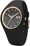 Ice-Watch - ICE glitter Black - Schwarze Damenuhr mit Silikonarmband - 001356