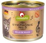 GranataPet Symphonie No. 3 Wild & Huhn, Katzenfutter ohne Getreide & Zuckerzus&auml;tze,