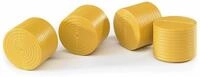 bruder 02344 - Zubeh&ouml;r 4 Rundballen, ockerbraun - 1:16 Zubeh&ouml;r Ballenwickler
