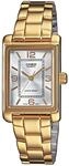 Casio Damen Analog Quarz mit Edelstahl Armbanduhr LTP 1234PG 7A