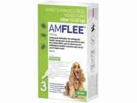 Amflee Spot On Floh- und Zeckenmittel für Hunde von 10-20 kg, mittelgroß, 3