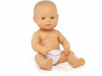 Miniland 31032 - Baby europäisches Mädchen Tüte - ohne Unterwäsche, 32 cm