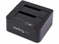 StarTech.com Dual-Bay Festplatten-Kopierer, Selbständiger USB 3.0 (5 Gbit/s) / eSATA