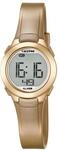 Calypso Damenuhr Digital - Kautschuk Gold - 10 ATM - Datum Kalender Chronograph
