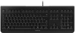 CHERRY KC 1000, Kabelgebundene Tastatur, Belgisches Layout (AZERTY), Plug & Play