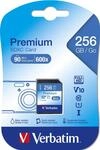 Verbatim Premium U1 SDXC-Speicherkarte Class 10 Karte - 256 GB - bis zu 90 MB/s