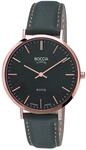 Boccia Damen-Armbanduhr Analog Quarz Leder, Schwarz, 3590-06