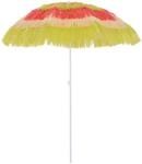 Outsunny Sonnenschirm Strand &Oslash;160cm windfest stabil Strandschirm h&ouml;henverstellbar