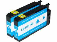 Logic-Seek 2 Tintenpatronen kompatibel mit HP Designjet T120 Designjet T520 -...