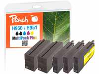 Peach H950/951 Spar Pack Plus Druckerpatronen (2xBK, C, M, Y) ersetzt HP No....