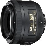Nikon 2183 AF-S DX Nikkor 35mm 1:1,8G Objektiv (52mm Filtergewinde)