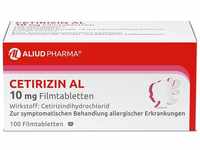 ALIUD PHARMA Cetirizin AL 10 mg, 100 Tabletten: Antiallergikum zur...