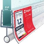 STEIGNER Duscht&uuml;rdichtung UK08 40 cm (1 Stk.) Transparent - Dichtung gerade...