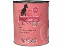 dogz finefood Hundefutter nass - N° 2 Rind - Feinkost Nassfutter für Hunde & Welpen
