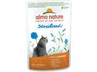 Almo Nature Functional Sterilised Katzenfutter, Nassfutter für ausgewachsene Katzen