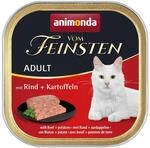 animonda vom Feinsten Katzenfutter nass mit Rind + Kartoffeln (32 x 100g),