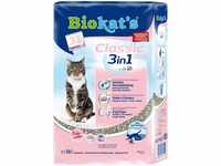 Biokat's Classic fresh 3in1 mit Babypuder-Duft - Klumpende Katzenstreu mit 3