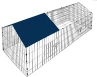 CADOCA&reg; Freilaufgehege 180x75x75cm Sonnenschutz Auslauf Garten Kaninchenstall