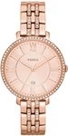 Fossil Damenuhr Jacqueline, Quarzwerk, 36mm Rose Gold Edelstahlgehäuse mit Fossil Damenuhr Jacqueline, Quarzwerk, 36mm Rose Gold Edelstahlgehäuse mit