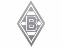Borussia Mönchengladbach Aufkleber Sticker RAUTE | Silber | Offizieller...