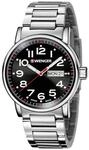 Wenger Herren Armbanduhr Datum klassisch Quarz Edelstahl 01.0341.104