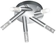 Trio Leuchten LED Deckenleuchte Bolsa 682410506, Metall chrom, 5x 3.1 Watt