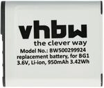 vhbw Akku kompatibel mit Sony Cybershot DSC-HX9, DSC-HX9V Kamera (950 mAh, 3,6 V,