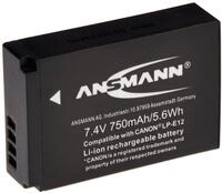 ANSMANN Ersatzakku f&uuml;r A-Can LP-E12 Li-Ion Digicam Akku 7,4V/750mAh f&uuml;r Canon Foto