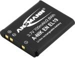 ANSMANN Li-Ion Akku A-Nik EN EL 19 3 7V / Typ 700mAh / Leistungsstarke Akkubatterie